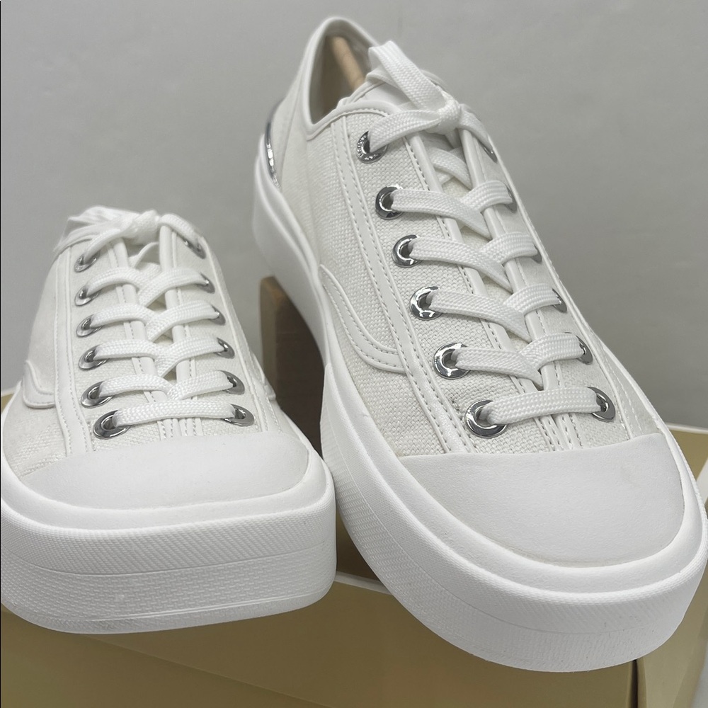 Michael KORS JUDE LACE UP
SMALL WEAVE CANVAS
43S5JUFS2D Sneakers - Picture 5 of 16